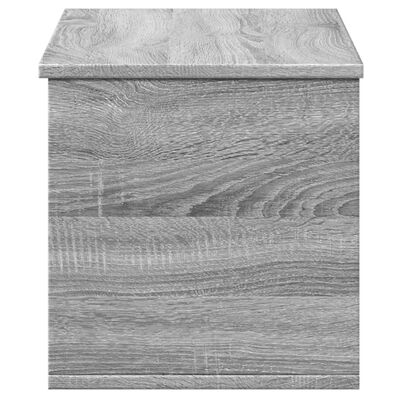 vidaXL Boîte de rangement sonoma gris 90x35x35 cm bois d'ingénierie