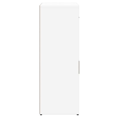 vidaXL Buffet blanc 60x30x84 cm bois d'ingénierie