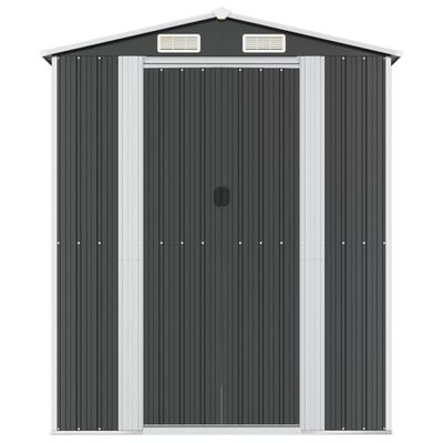 vidaXL Abri de jardin Anthracite 192x1021x223 cm Acier galvanisé