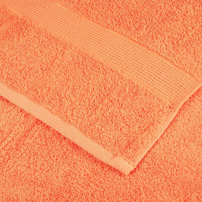 vidaXL Ensemble de serviettes de qualité supérieure SOLUND 8pcs orange