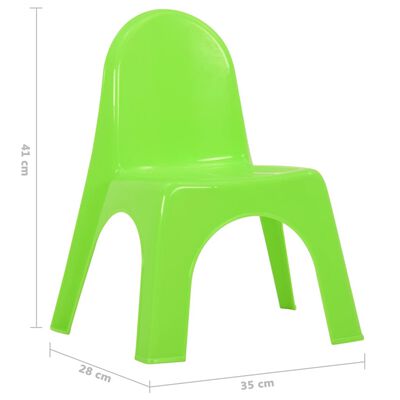 vidaXL Ensemble de table et chaises pour enfants PP