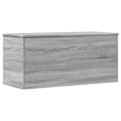 vidaXL Boîte de rangement sonoma gris 100x42x46 cm bois d'ingénierie