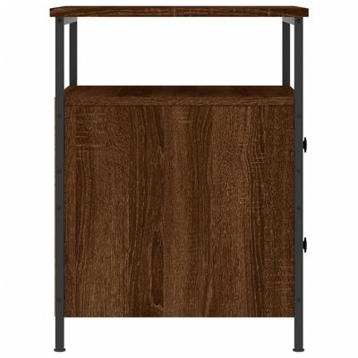 vidaXL Tables de chevet 2 pcs chêne marron 44x45x60 cm bois ingénierie