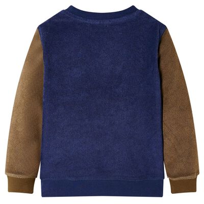 Sweatshirt pour enfants bleu marine foncé 104