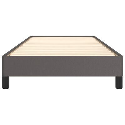 vidaXL Cadre de lit sans matelas gris 90x190 cm similicuir