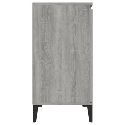 vidaXL Buffet Sonoma gris 104x35x70 cm Bois d'ingénierie