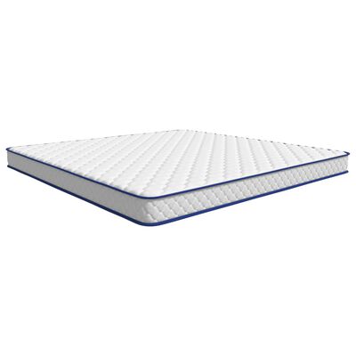 vidaXL Matelas en mousse à mémoire de forme blanc 200x200x17 cm