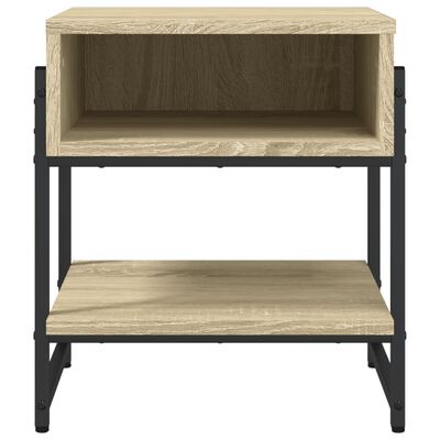 vidaXL Table basse chêne sonoma 40x40x45 cm bois d'ingénierie