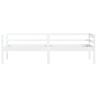 vidaXL Cadre de lit sans matelas blanc bois de pin massif 90x200 cm