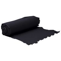 vidaXL Membrane géotextile noir 1 x 10 m fibre de polyester