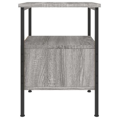 vidaXL Tables de chevet 2 pcs sonoma gris 34x36x50cm bois d'ingénierie