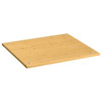 vidaXL Couvercle de cuisinière 50x56x1,5 cm bambou