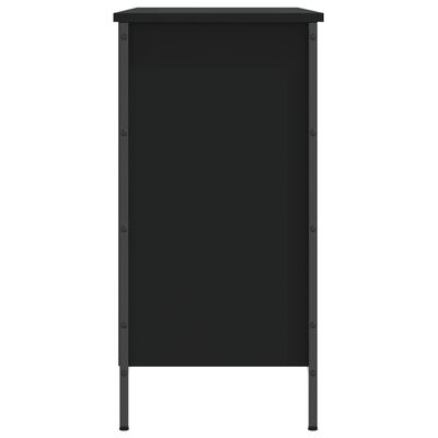 vidaXL Armoire à chaussures noir 100x35x70 cm bois d'ingénierie