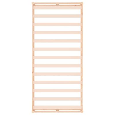 vidaXL Cadre de lit sans matelas 75x190 cm bois massif