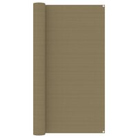 vidaXL Tapis de tente 200x200 cm Taupe