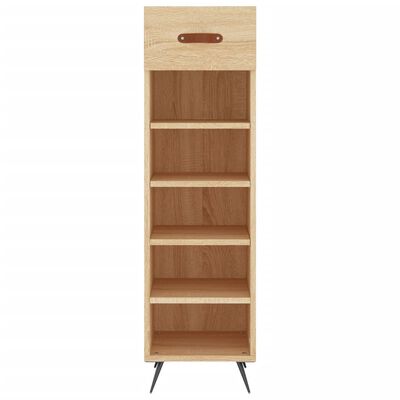 vidaXL Armoire à chaussures chêne sonoma 30x35x105cm bois d'ingénierie