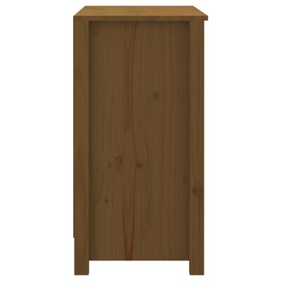 vidaXL Bibliothèque Marron miel 80x35x68 cm Bois de pin massif