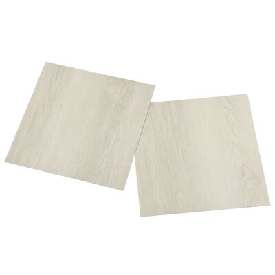 vidaXL Dalles de plancher autoadhésives 20 pcs PVC 1,86 m² beige