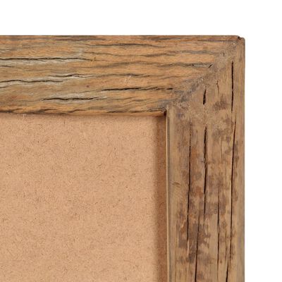 vidaXL Cadres photo 2 pcs 90x70cm Bois de récupération solide et verre