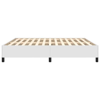 vidaXL Cadre de lit sans matelas blanc 180x200 cm similicuir