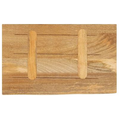 vidaXL Dessus de table à bord vivant 60x20x2,5 cm bois massif manguier