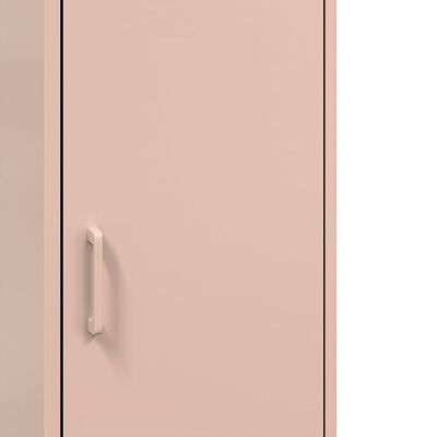 vidaXL Buffet haut rose 36x39x113 cm acier