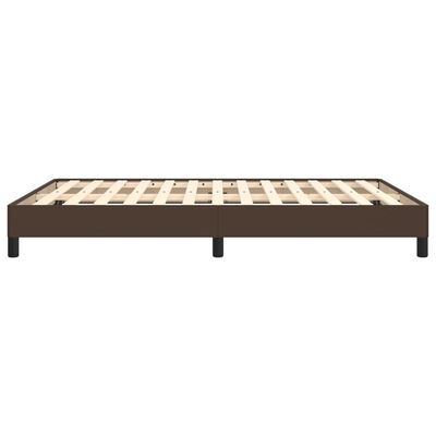 vidaXL Cadre de lit sans matelas marron 140x200 cm similicuir