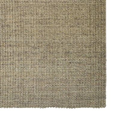 vidaXL Tapis en sisal pour griffoir taupe 80x300 cm