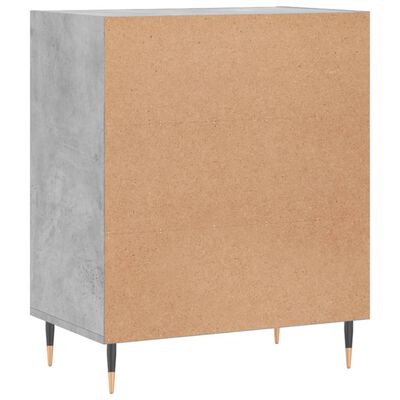 vidaXL Buffet gris béton 57x35x70 cm bois d'ingénierie