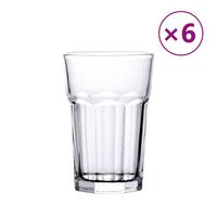 vidaXL Verres à bière 6 pcs 415 ml