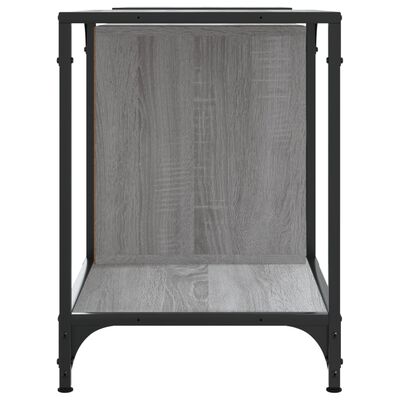 vidaXL Meuble TV sonoma gris 153x37x50 cm bois d'ingénierie