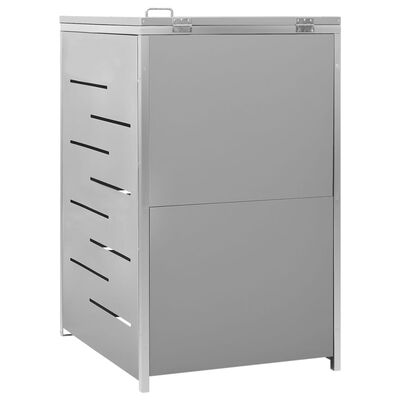 vidaXL Abri pour poubelle 69x77,5x112,5 cm Inox