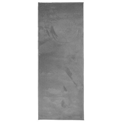 vidaXL Tapis OVIEDO à poils courts anthracite 80x200 cm