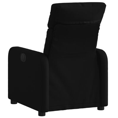 vidaXL Fauteuil inclinable Noir Tissu