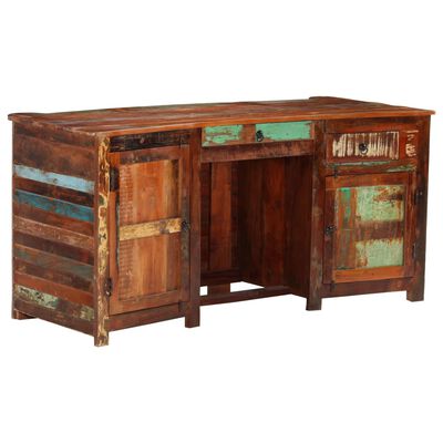 vidaXL Bureau de directeur 170x70x76 cm Bois de récupération massif