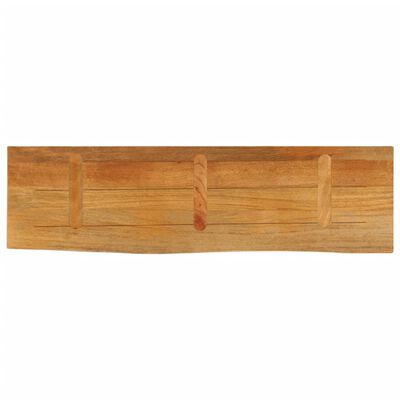 vidaXL Dessus de table à bord vivant 100x20x2,5cm bois massif manguier