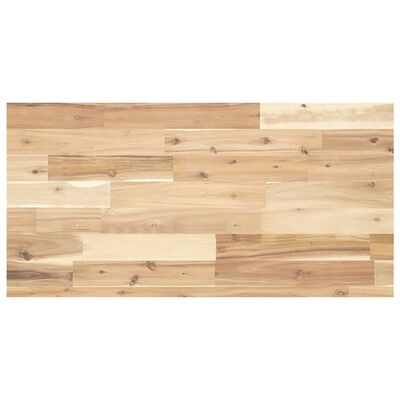 vidaXL Dessus de table 100x40x4 cm rectangulaire bois massif d'acacia