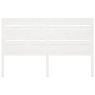 vidaXL Tête de lit Blanc 206x4x100 cm Bois massif de pin