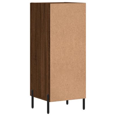 vidaXL Buffet Chêne marron 34,5x34x90 cm Bois d'ingénierie