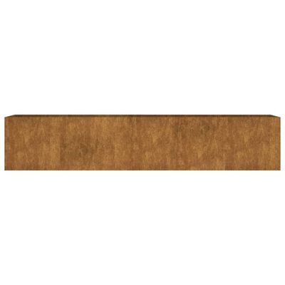 vidaXL Lit surélevé de jardin 200x40x40 cm acier corten