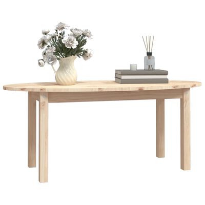 vidaXL Table basse 110x55x45 cm Bois massif de pin