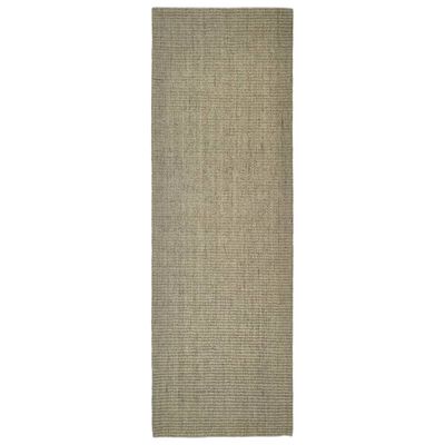 vidaXL Tapis en sisal pour griffoir taupe 66x200 cm