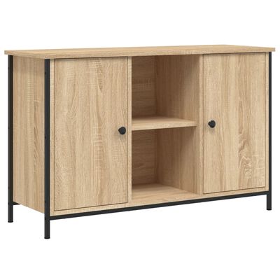 vidaXL Meuble TV chêne sonoma 100x35x65 cm bois d'ingénierie