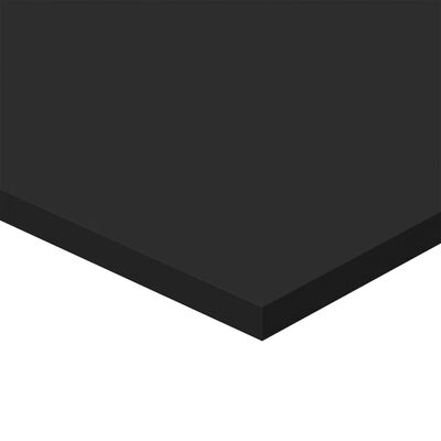 vidaXL Panneaux de bibliothèque 4 pcs noir bois d’ingénierie