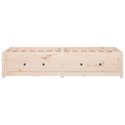 vidaXL Lit de jour sans matelas 90x190 cm bois de pin massif