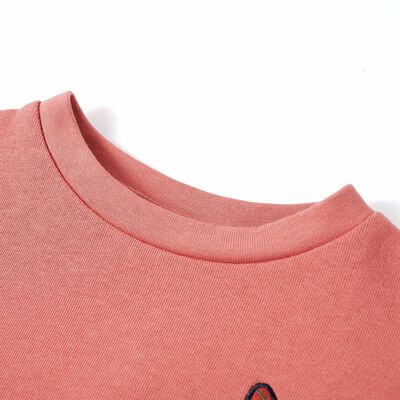 Sweat-shirt enfants bloc de couleurs rose 140