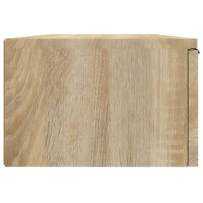 vidaXL Armoires murales 2pcs Chêne sonoma 68x30x20cm Bois d'ingénierie