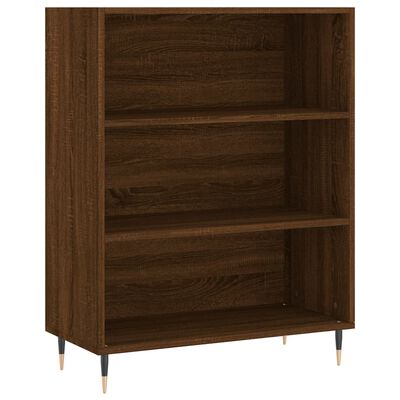 vidaXL Buffet chêne marron 69,5x32,5x180 cm bois d'ingénierie