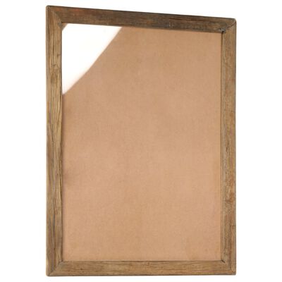 vidaXL Cadres photo 2 pcs 90x70cm Bois de récupération solide et verre