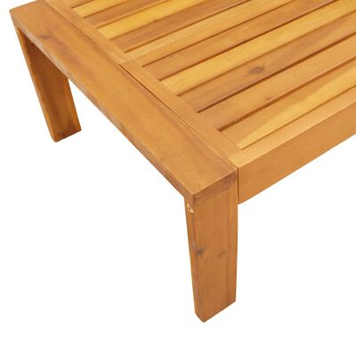 vidaXL Table de jardin 100x50x27 cm bois d'acacia solide